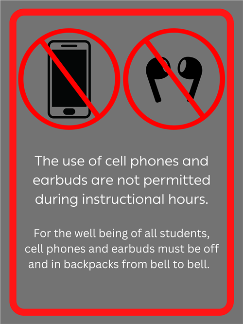 NO Cell Phones at school